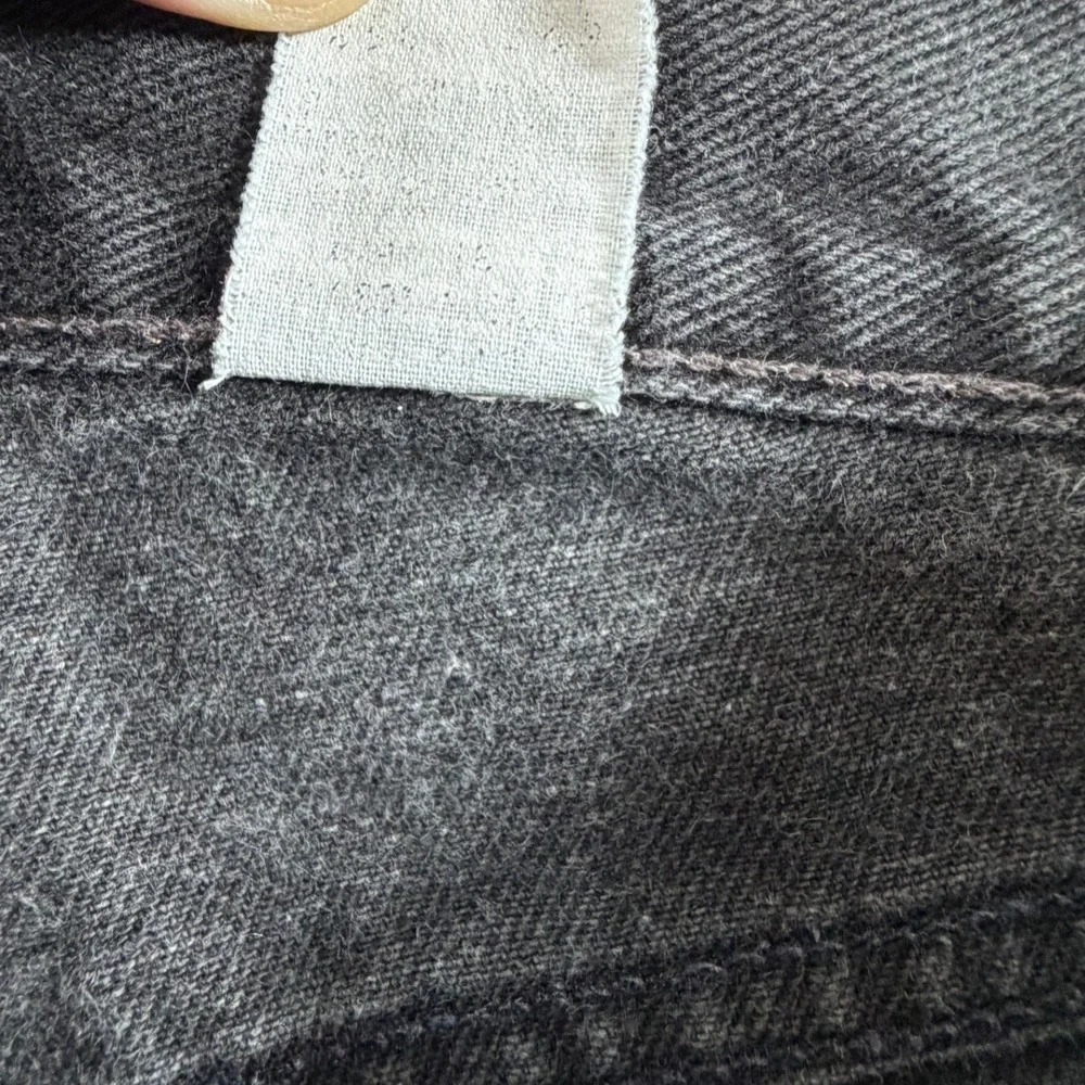 Vintage Levis 505 Mens 30x36 Regular Fit Straight Leg Black Jeans Made in USA
